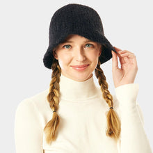 Load image into Gallery viewer, Soft Cable Knit Solid Bucket Hat
