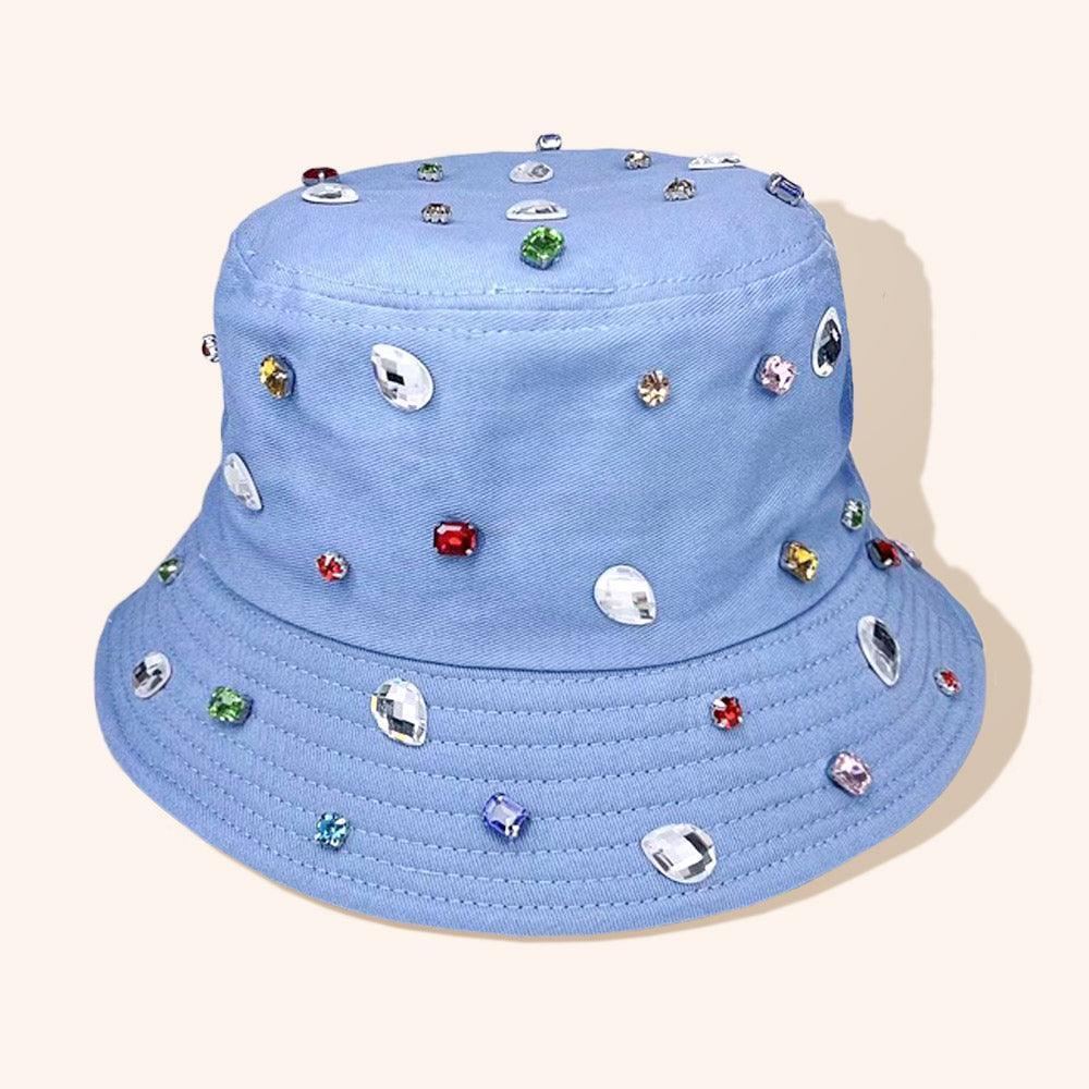 Stone Embellished Bucket Hat - Jewelry Store by Erik Rayo