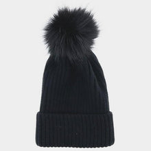 Load image into Gallery viewer, Soft Knit Faux Pom Pom Beanie Hat
