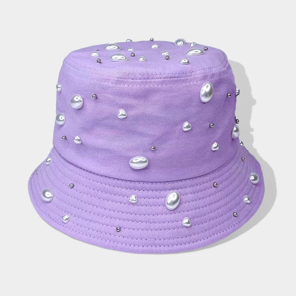 Pearl Embellished Bucket Hat - Jewelry Store by Erik Rayo