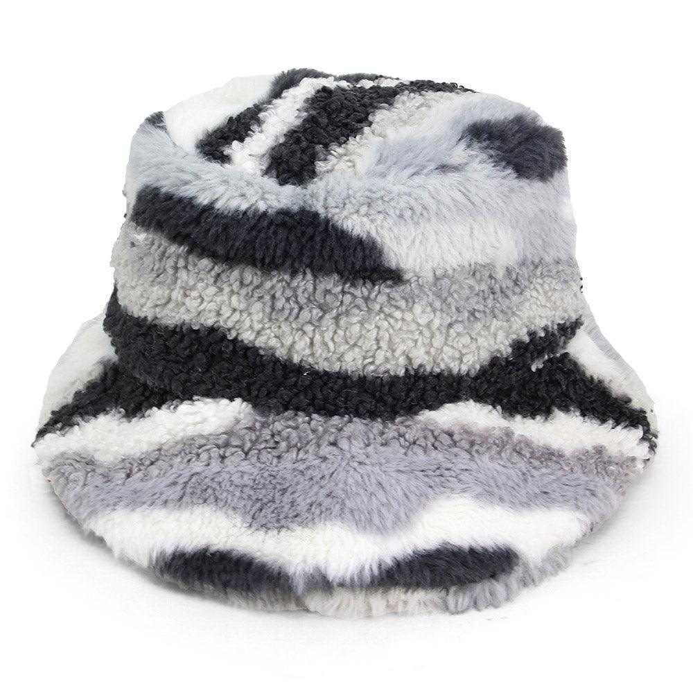 Teddy Bear Camouflage Print Bucket Hat - Jewelry Store by Erik Rayo