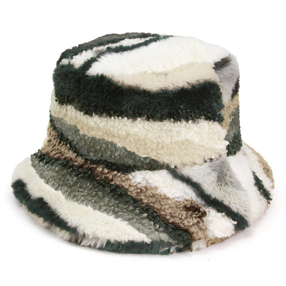 Teddy Bear Camouflage Print Bucket Hat - Jewelry Store by Erik Rayo