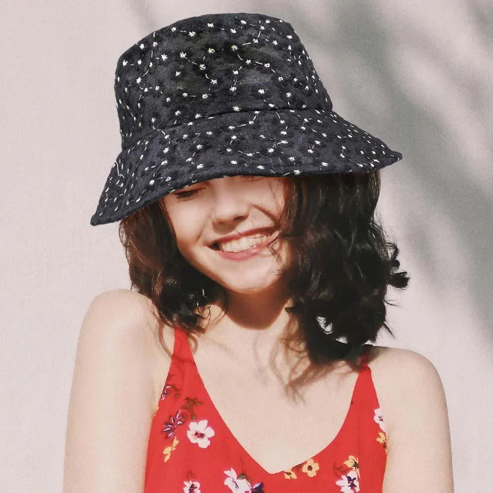 Flower Cluster Bucket Hat - Jewelry Store by Erik Rayo