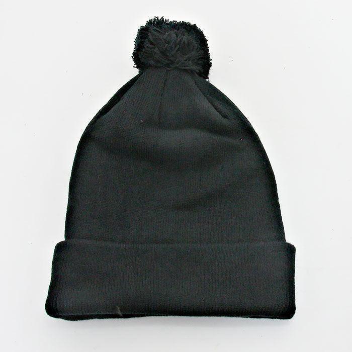 Knit Pom Pom Beanie Hat - Jewelry Store by Erik Rayo
