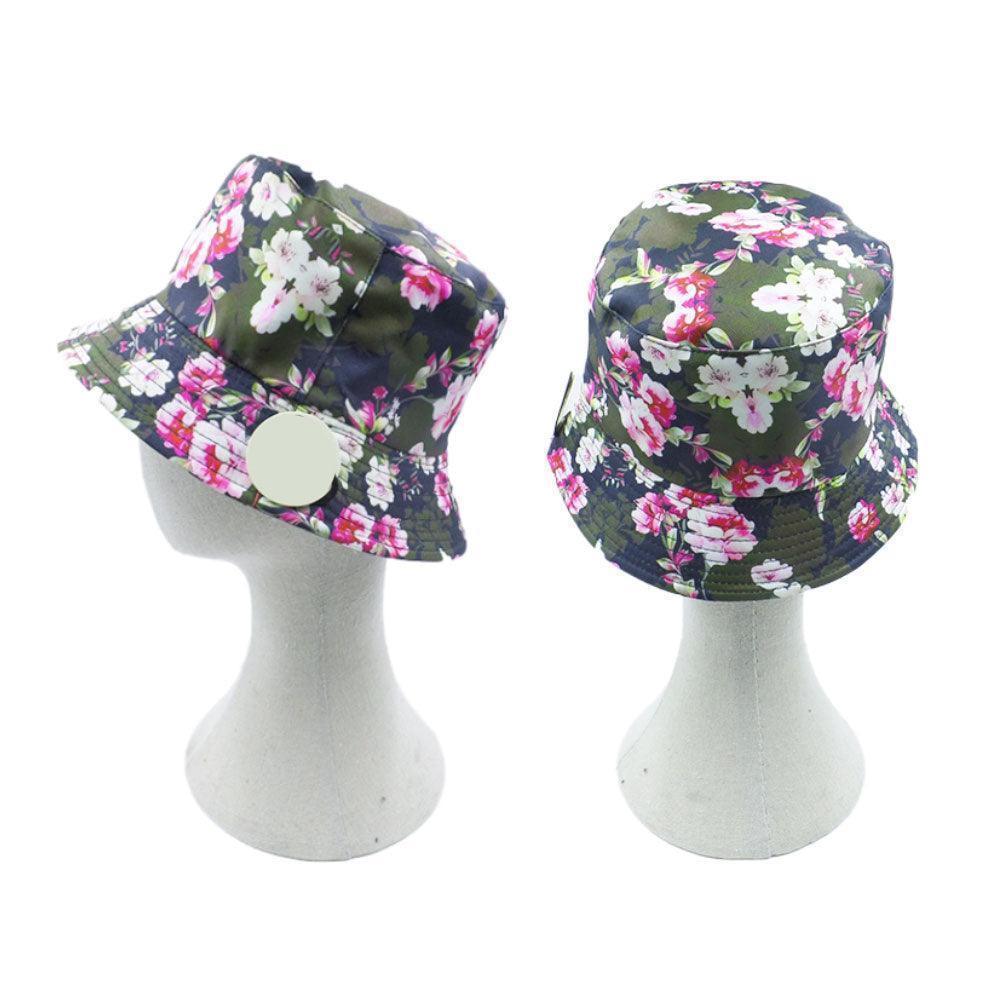 Reversible Flower Leaf Patterned Bucket Hat - Jewelry Store by Erik Rayo
