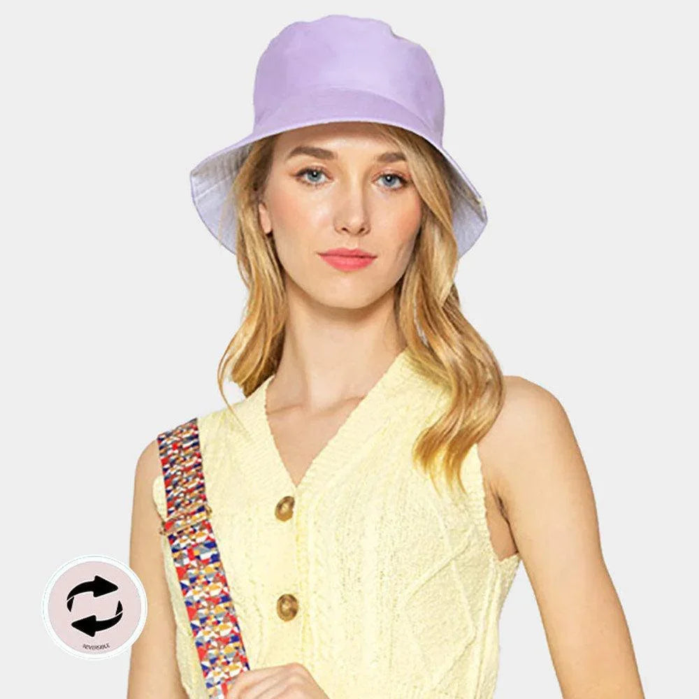 Solid Reversible Bucket Hat - Jewelry Store by Erik Rayo