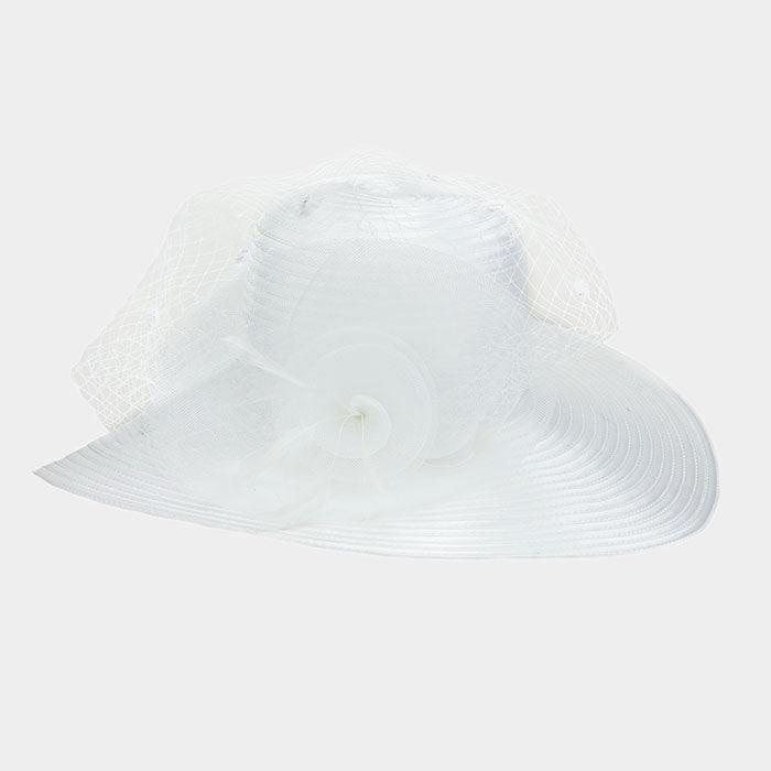 Mesh Floral Center Braid Hat - Jewelry Store by Erik Rayo