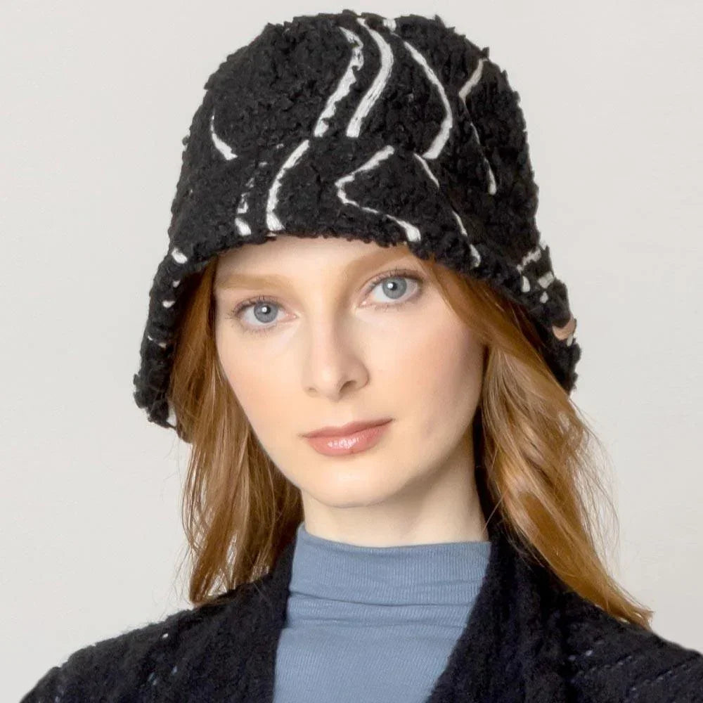 Geometric Sherpa Bucket Hat - Jewelry Store by Erik Rayo