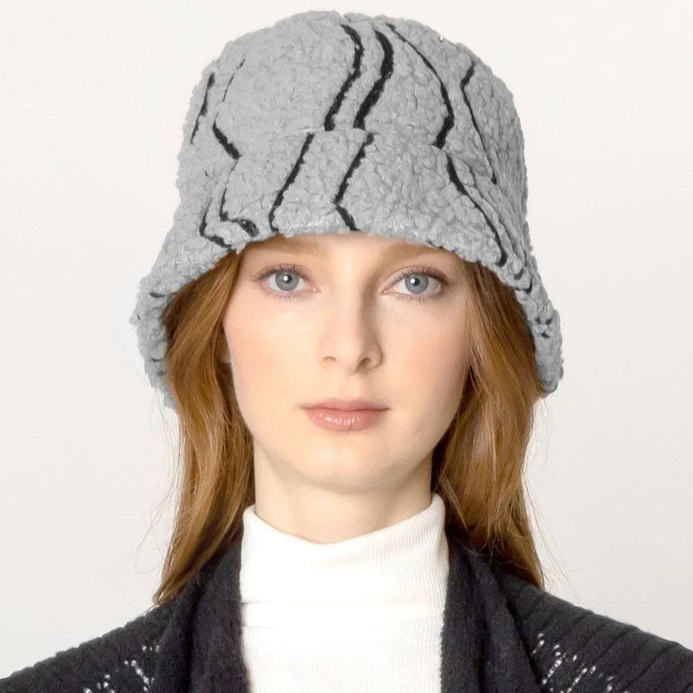 Geometric Sherpa Bucket Hat - Jewelry Store by Erik Rayo