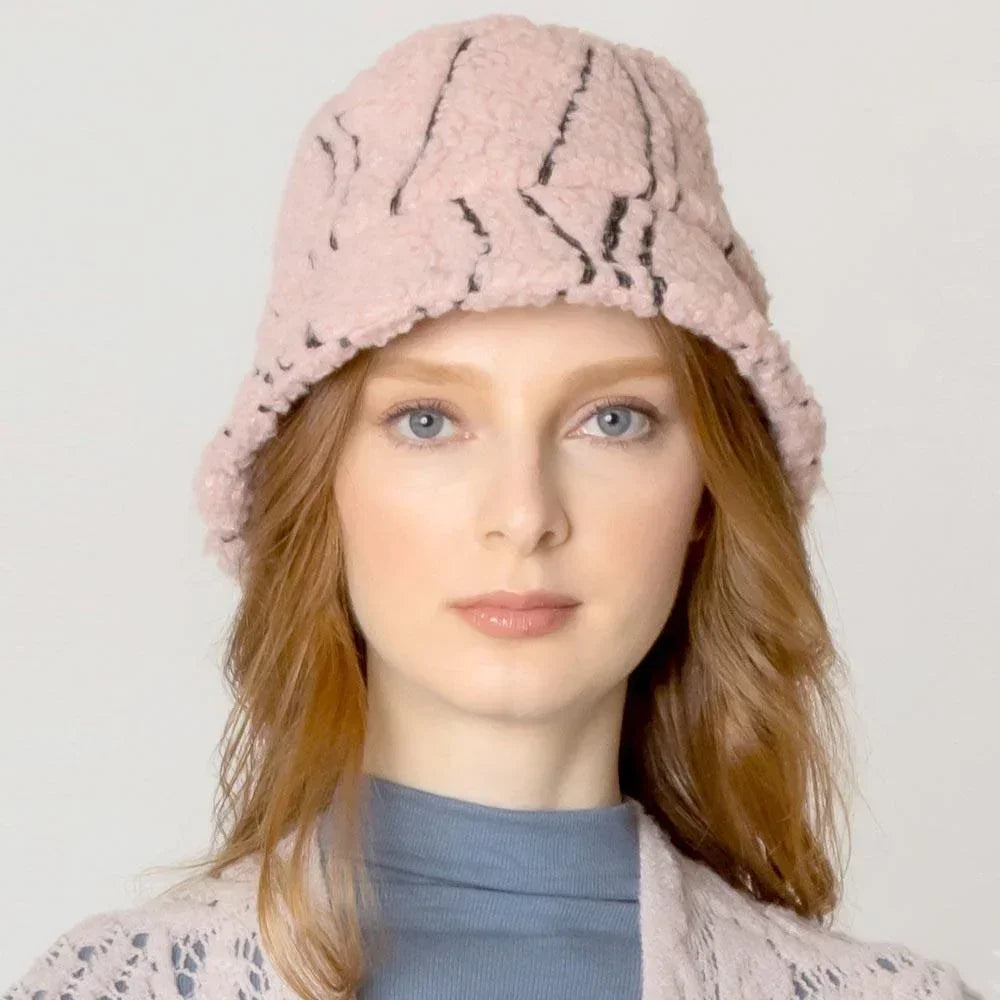 Geometric Sherpa Bucket Hat - Jewelry Store by Erik Rayo