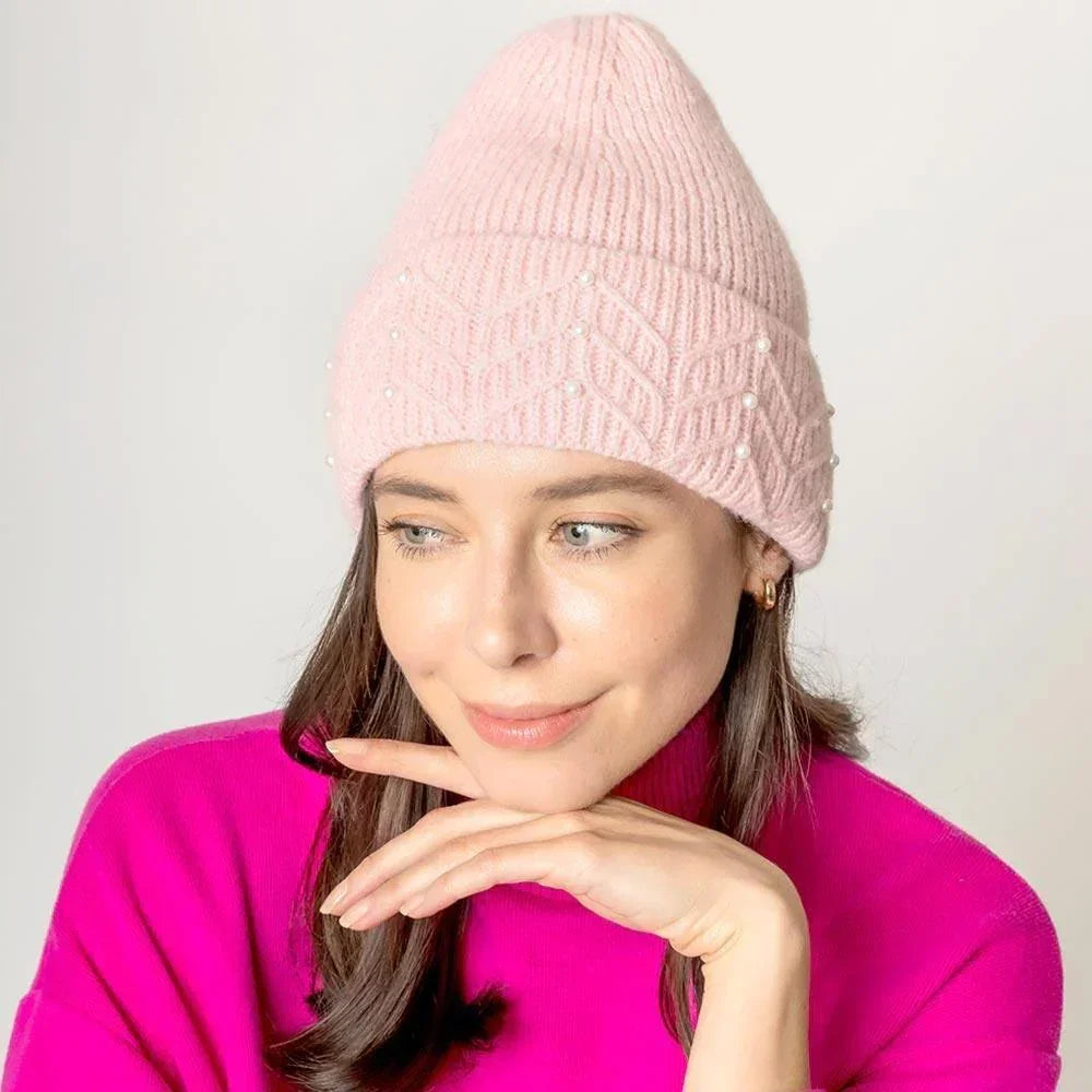 Pearl Beanie Hat - Jewelry Store by Erik Rayo