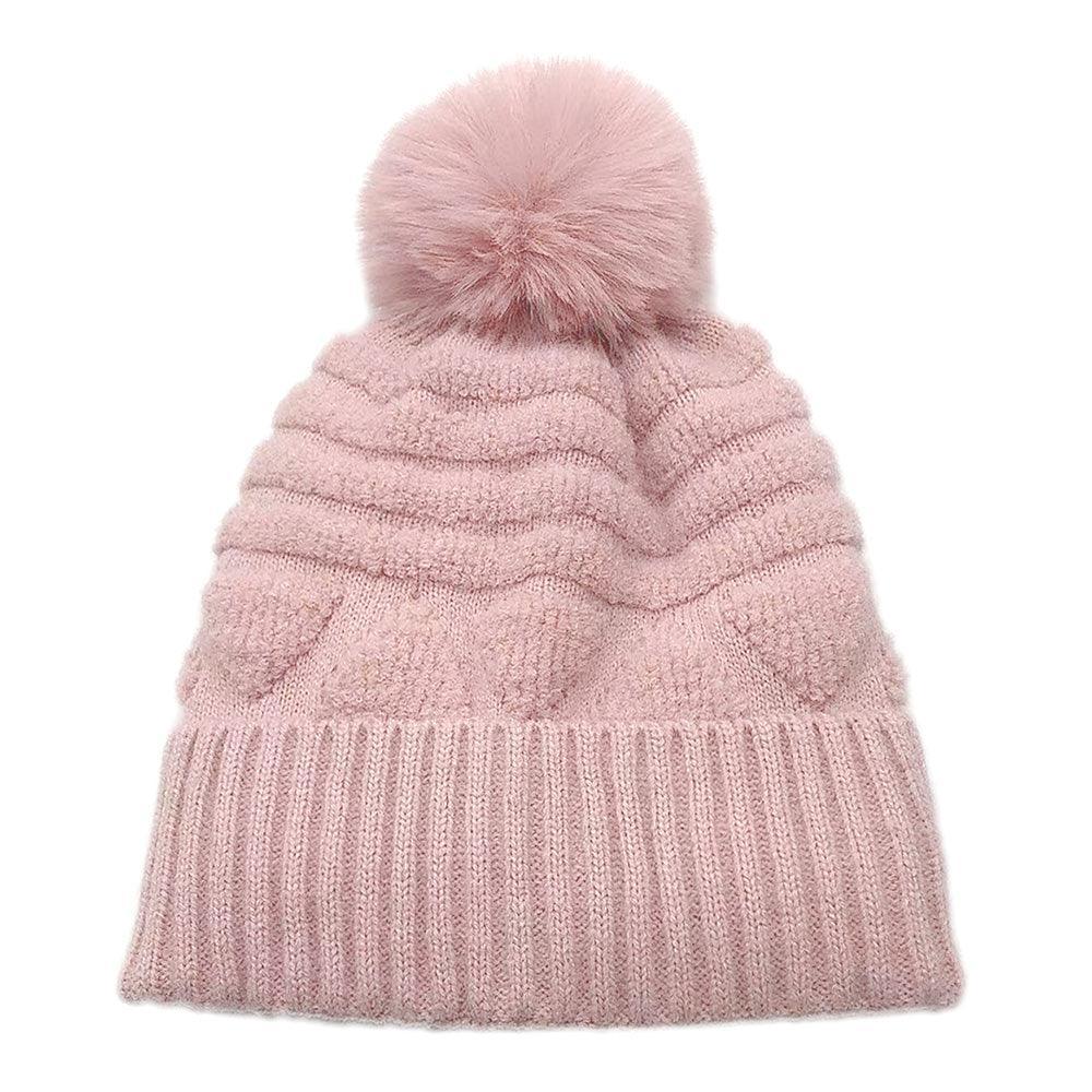 Pom Pom Furry Beanie Hat - Jewelry Store by Erik Rayo