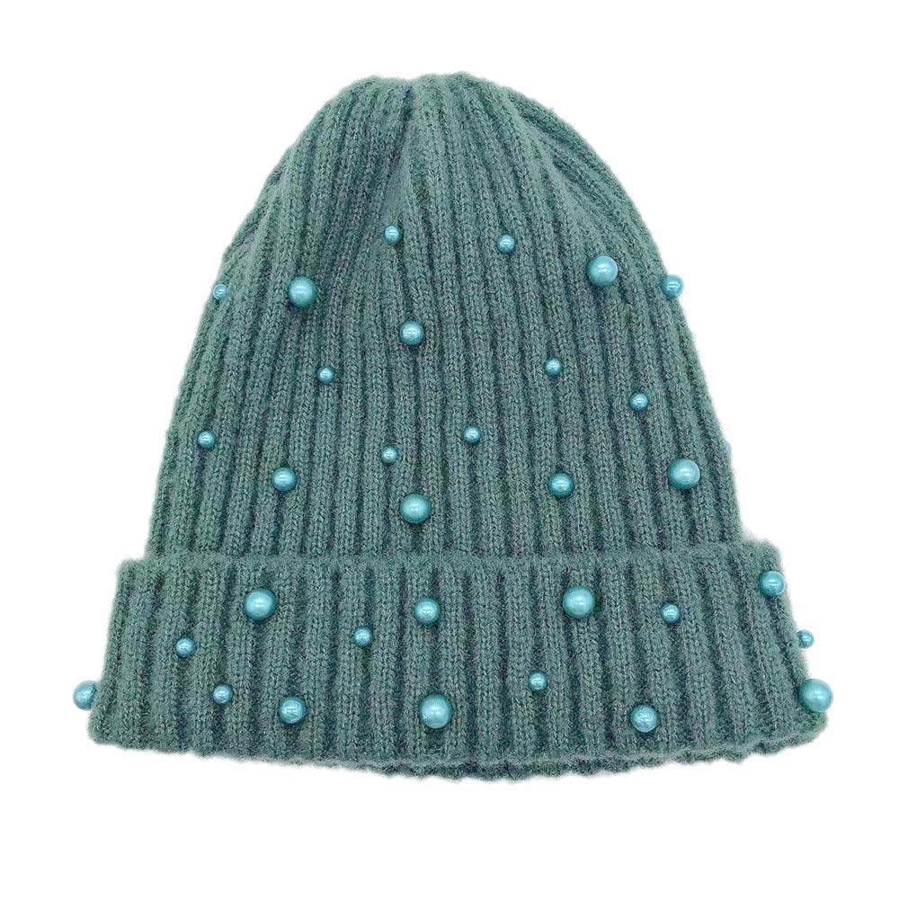 Pearl Beanie Hat - Jewelry Store by Erik Rayo