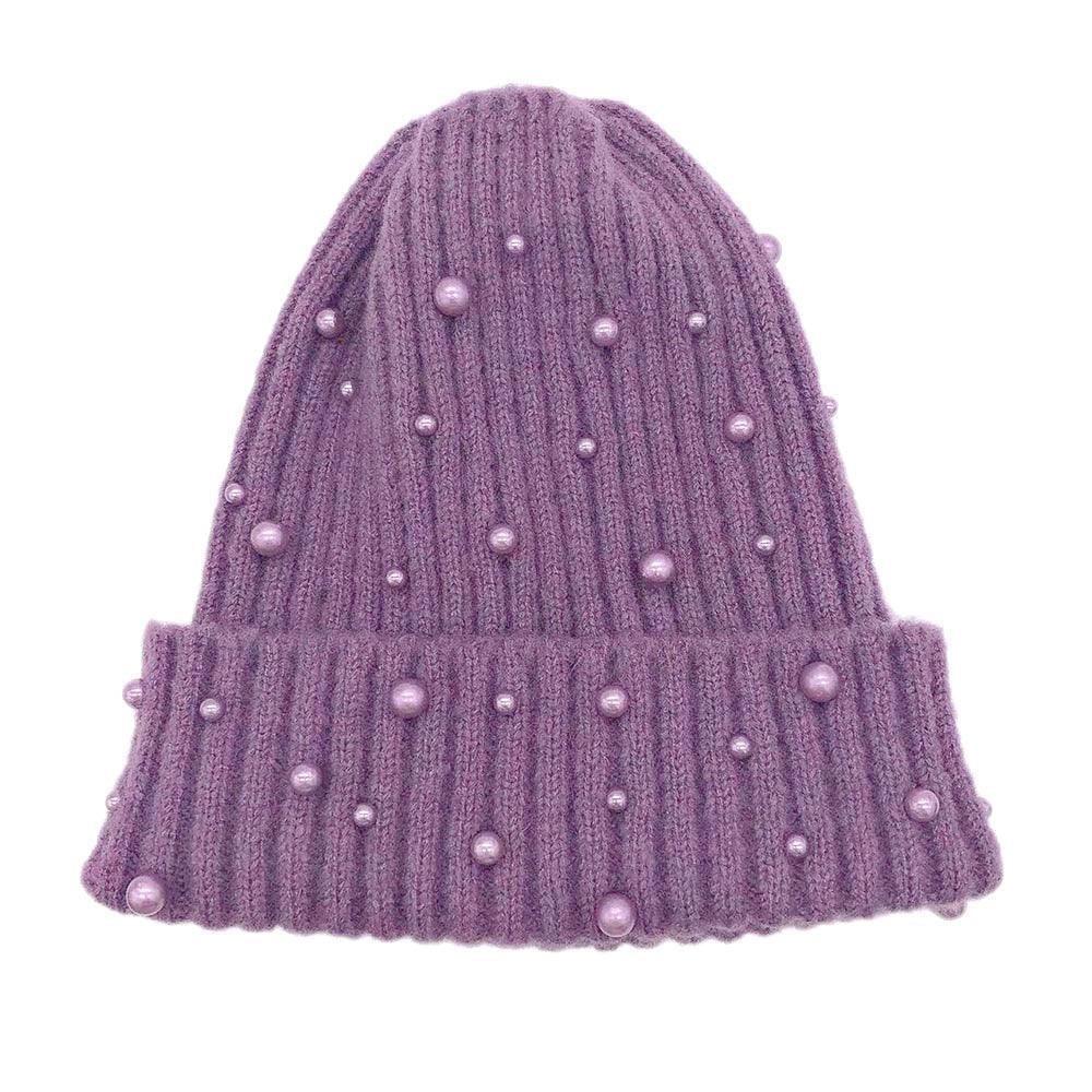 Pearl Beanie Hat - Jewelry Store by Erik Rayo