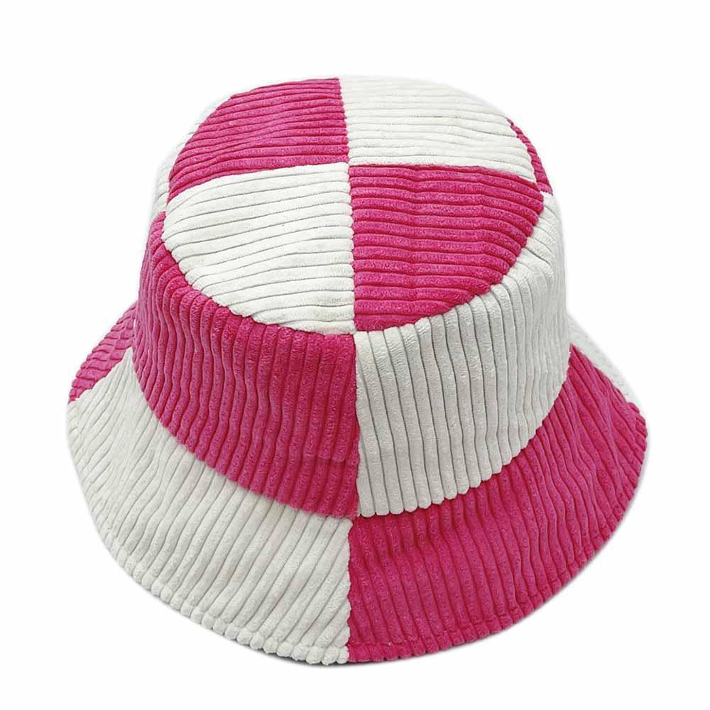 Colorblock Corduroy Bucket Hat - Jewelry Store by Erik Rayo