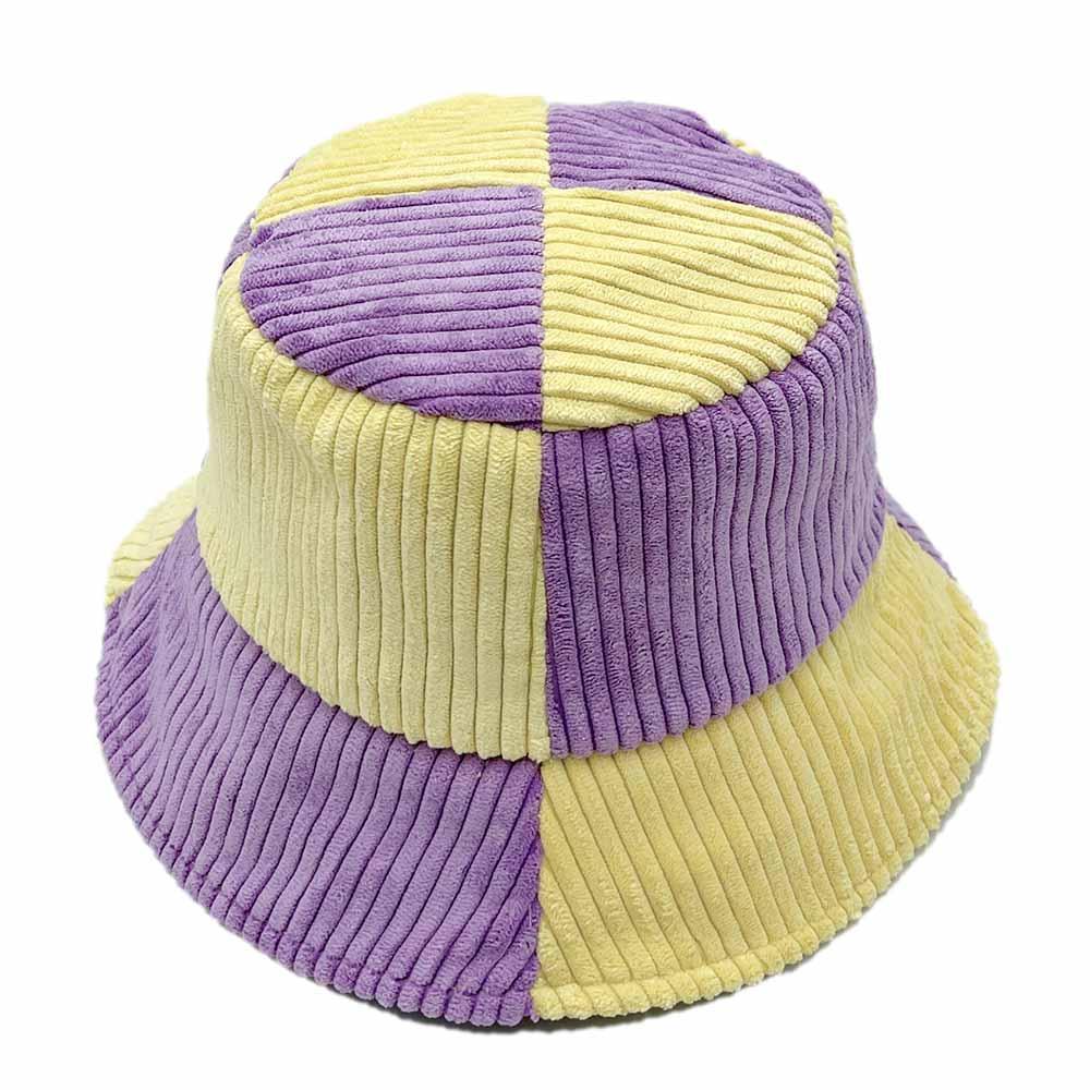 Colorblock Corduroy Bucket Hat - Jewelry Store by Erik Rayo