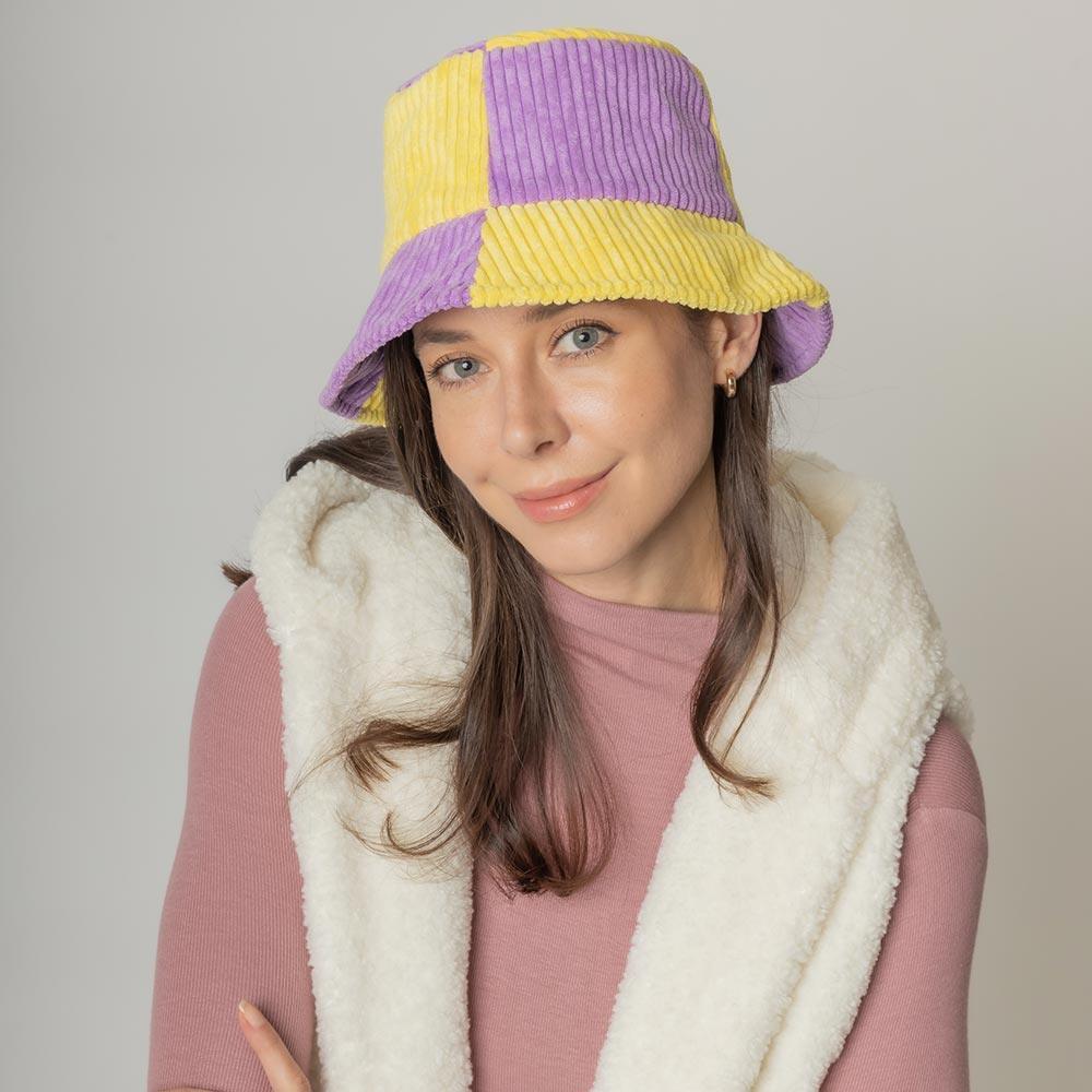 Colorblock Corduroy Bucket Hat - Jewelry Store by Erik Rayo