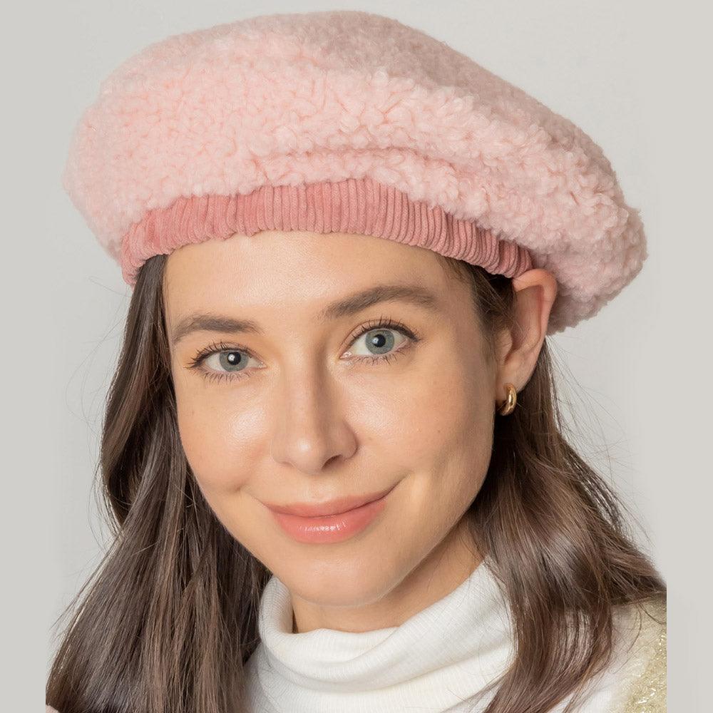 Solid Sherpa Beret Hat - Jewelry Store by Erik Rayo