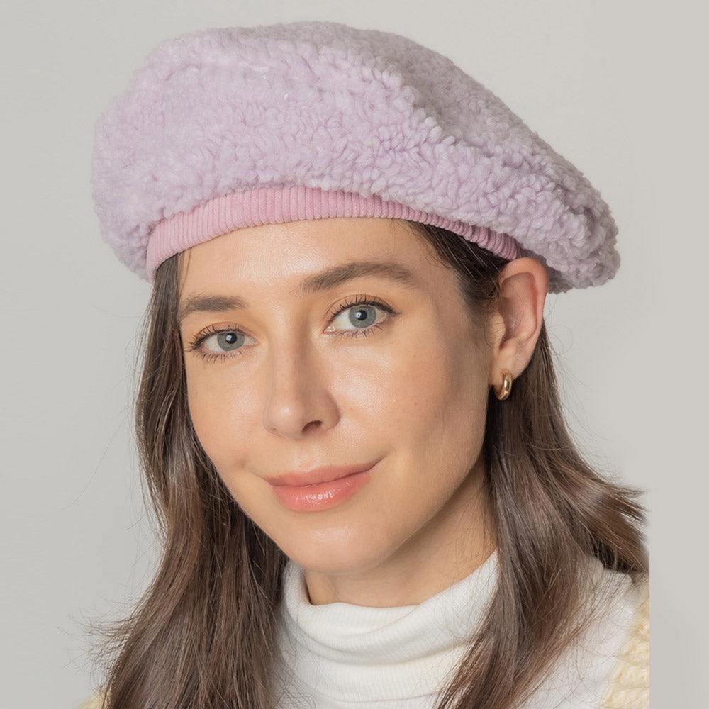 Solid Sherpa Beret Hat - Jewelry Store by Erik Rayo