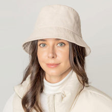 Load image into Gallery viewer, Solid Corduroy Bucket Hat
