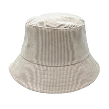 Load image into Gallery viewer, Solid Corduroy Bucket Hat
