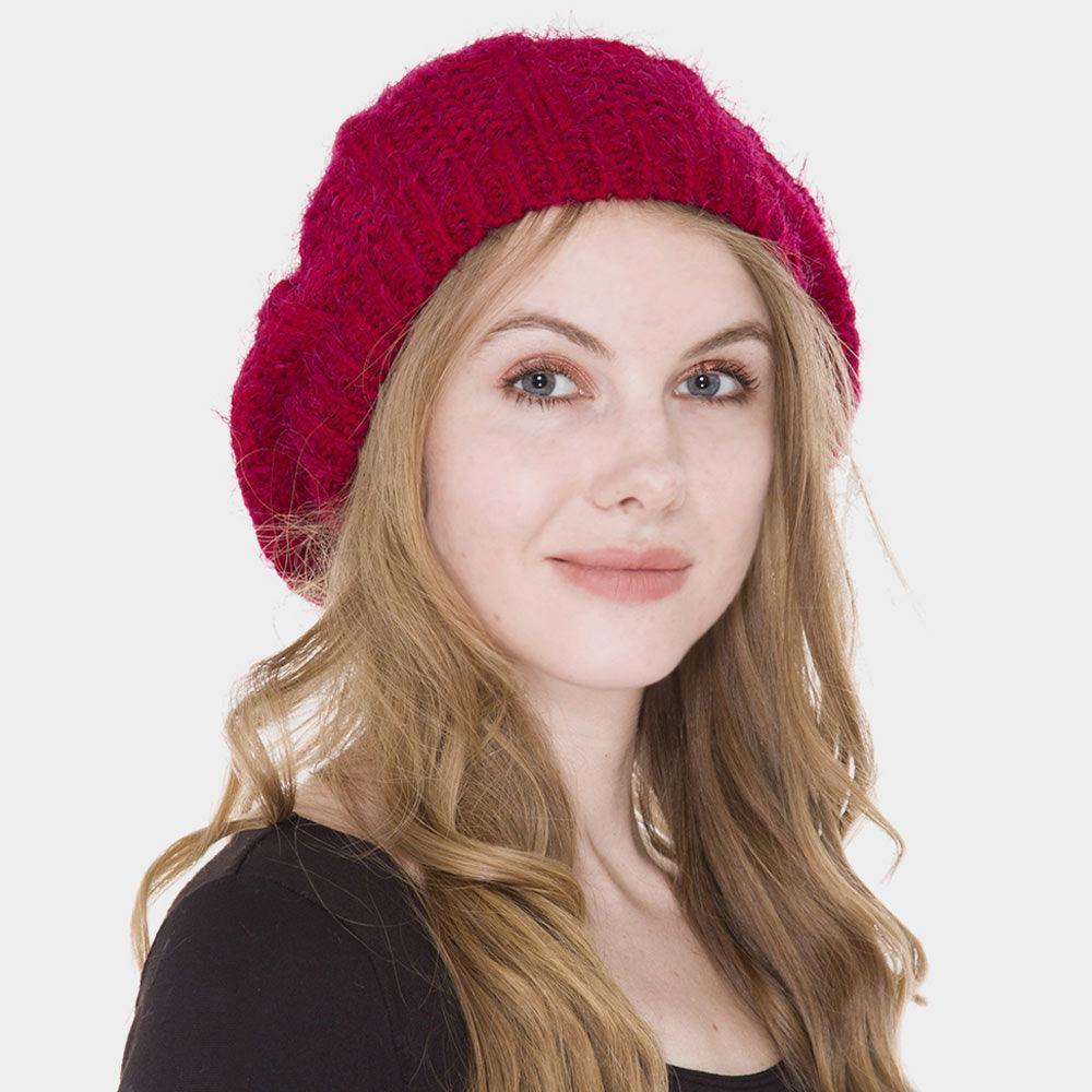 Knitted Beret Hat - Jewelry Store by Erik Rayo