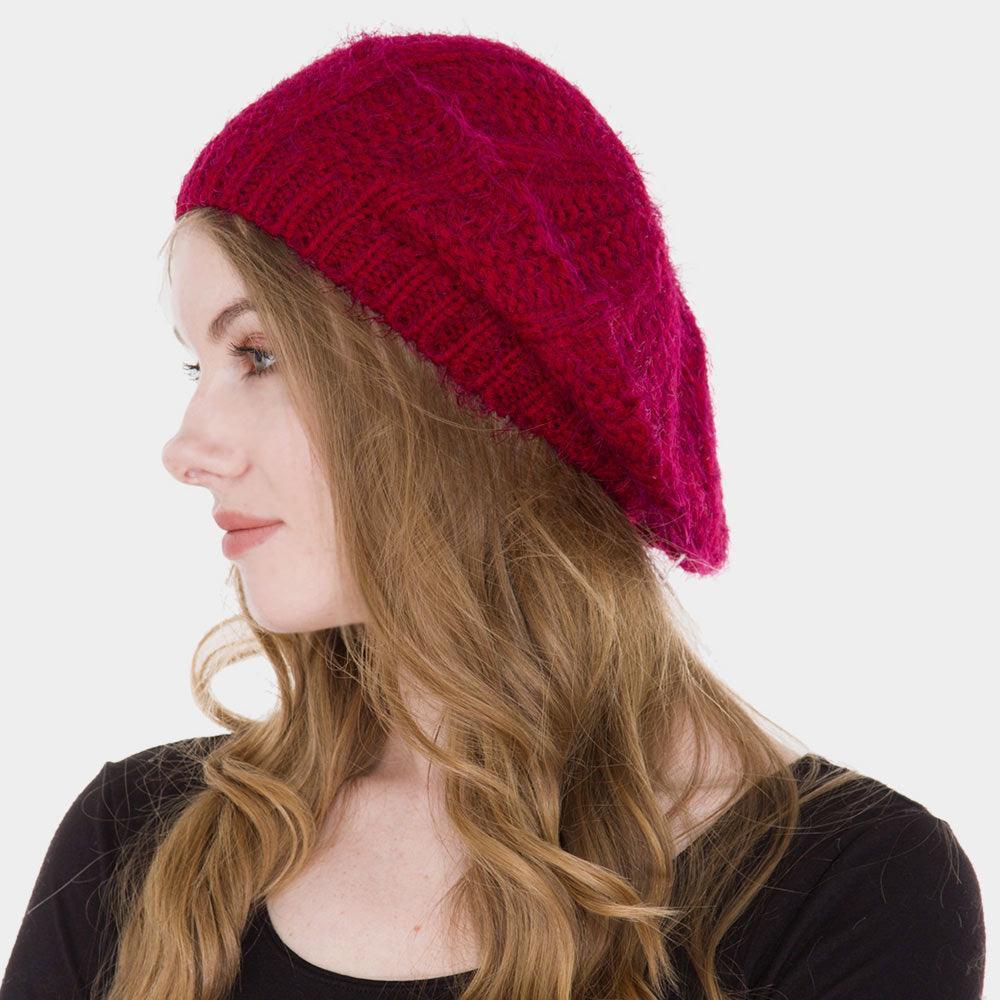 Knitted Beret Hat - Jewelry Store by Erik Rayo