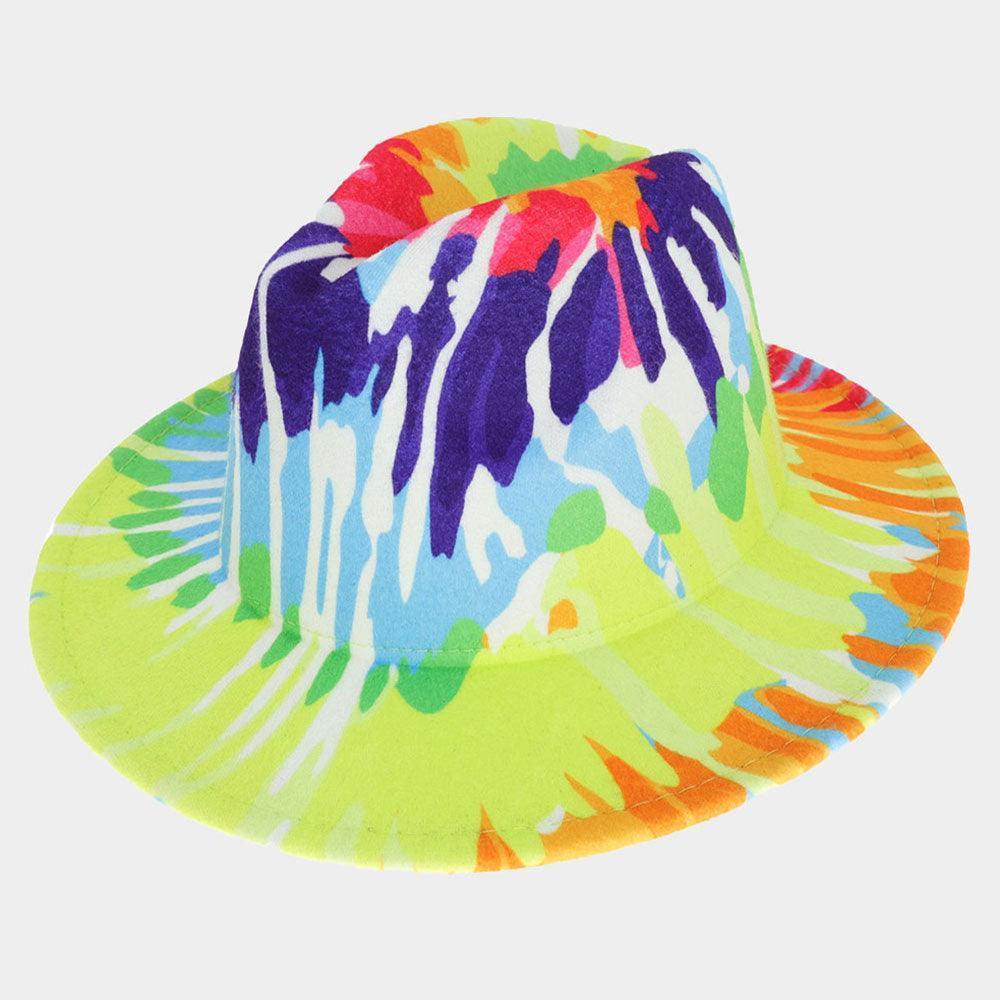 Tie Dye Patterned Panama Hat - Jewelry Store by Erik Rayo