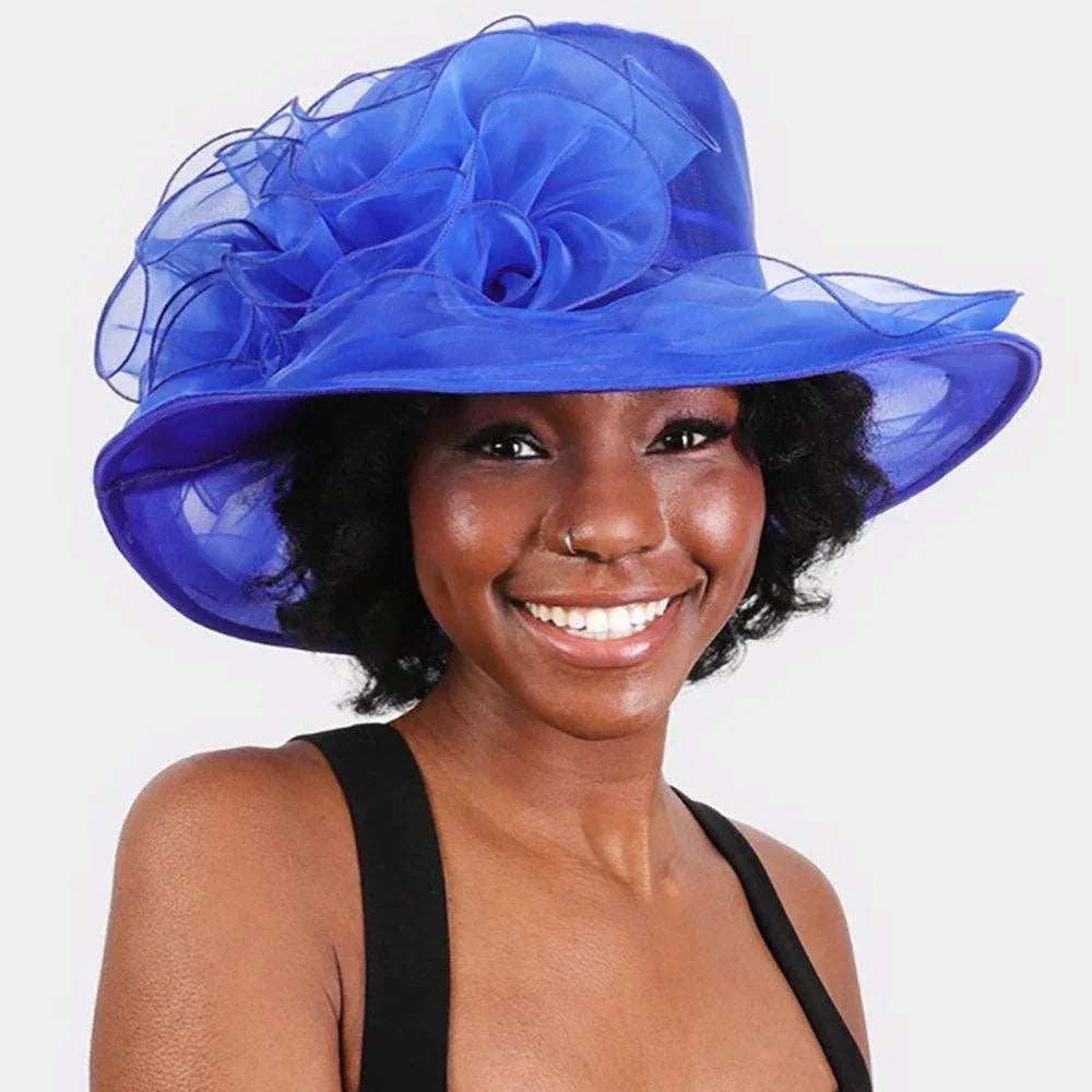 Flower Accented Dressy Hat - Jewelry Store by Erik Rayo