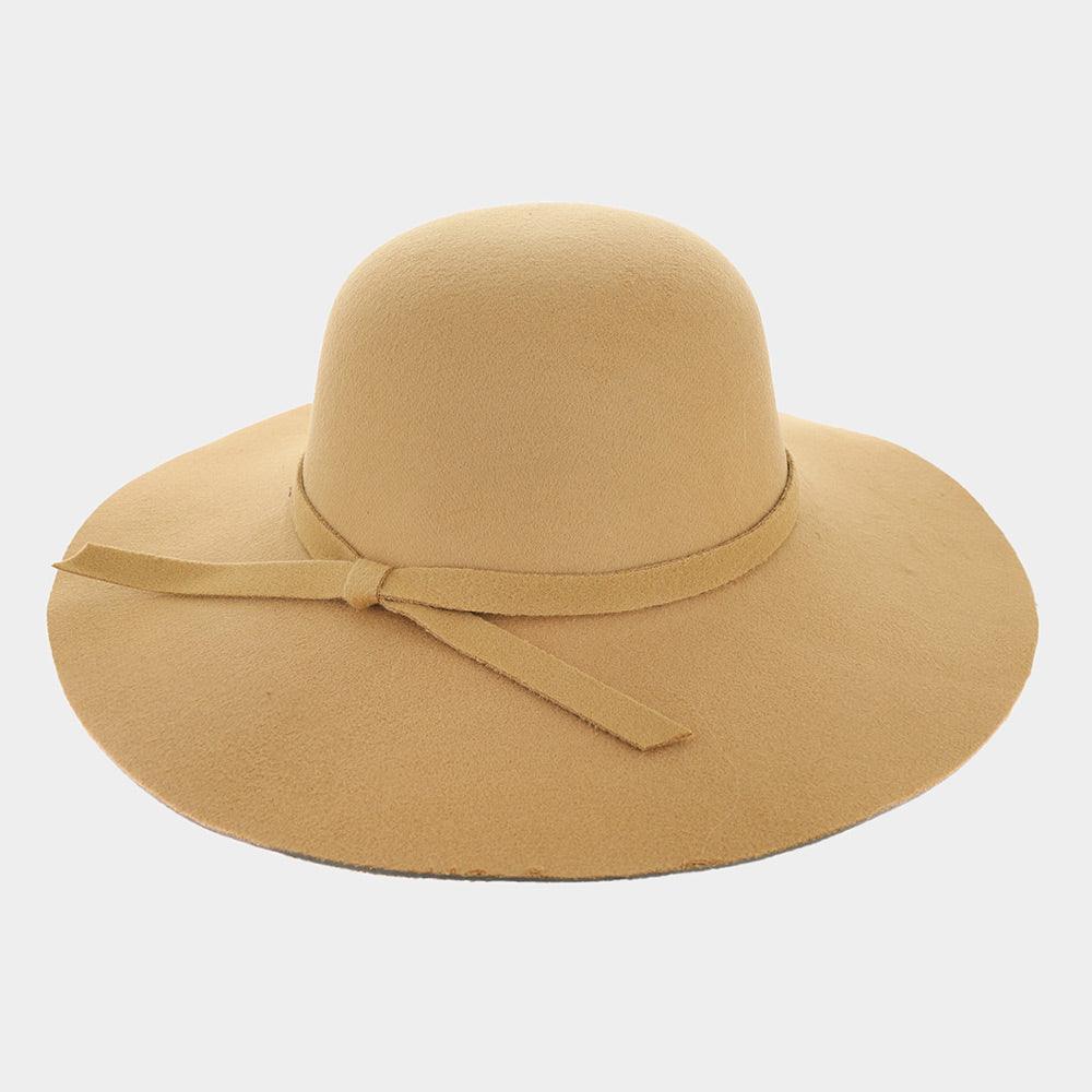 Ribbon Band Pointed Wide Brimmed Floppy Hat - Jewelry Store by Erik Rayo
