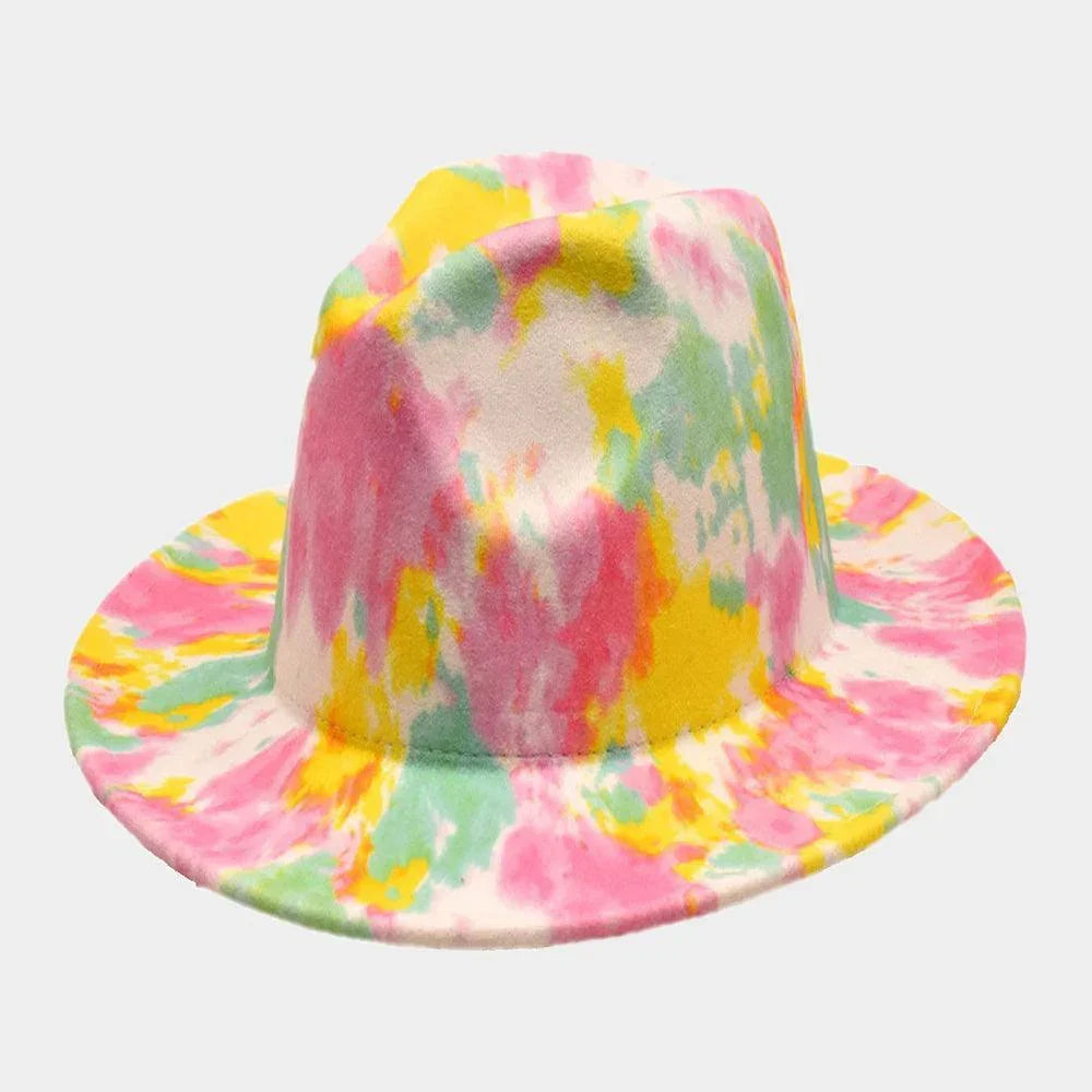 Tie Dye Patterned Panama Hat - Jewelry Store by Erik Rayo