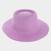 Load image into Gallery viewer, Straw Panama Sun Hat
