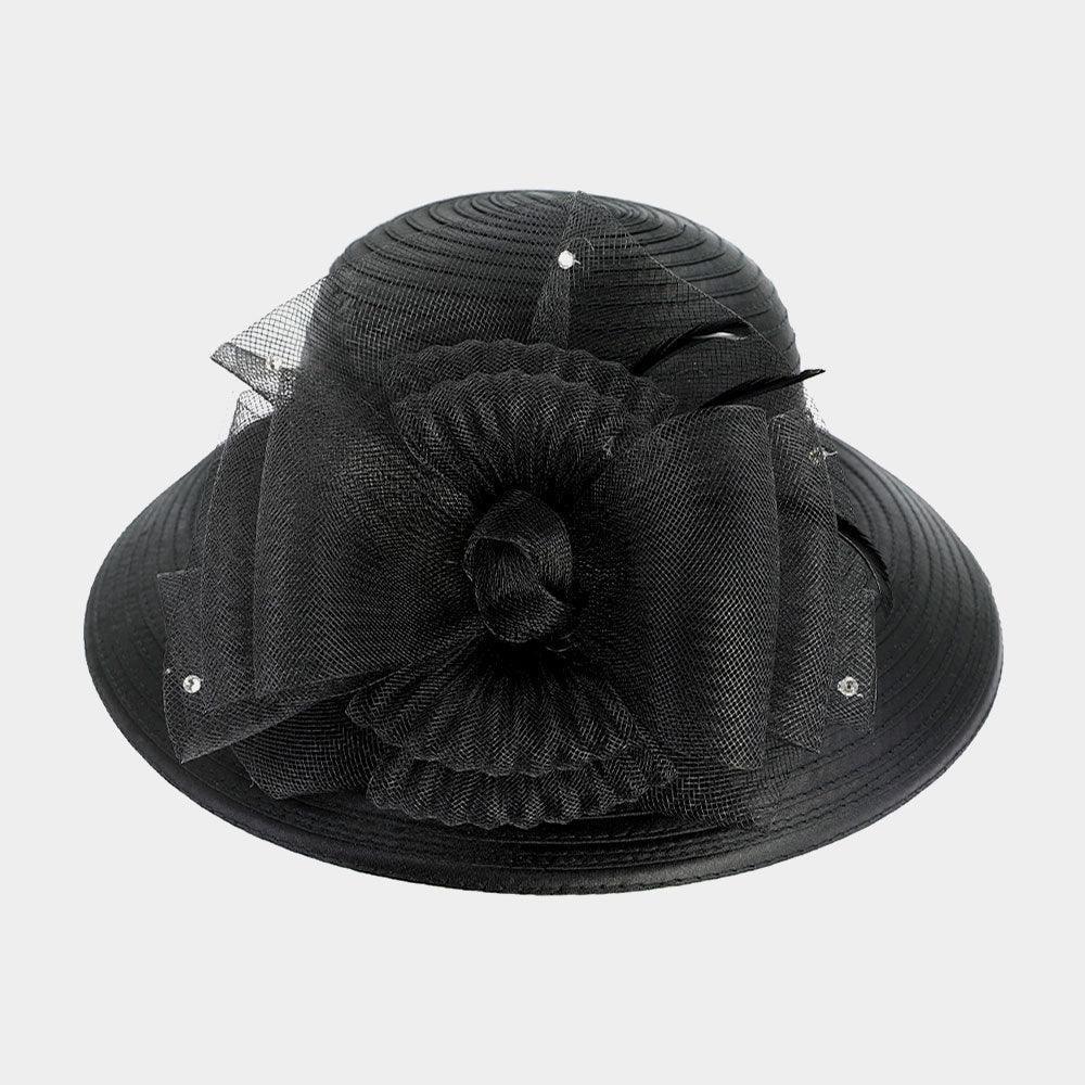 Mesh Bow Dressy Hat - Jewelry Store by Erik Rayo