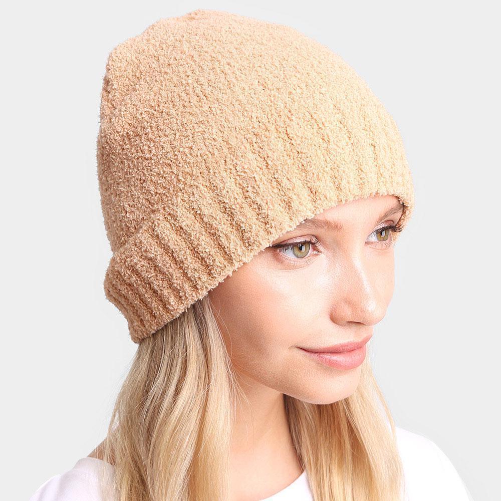 Solid Knit Beanie Hat - Jewelry Store by Erik Rayo
