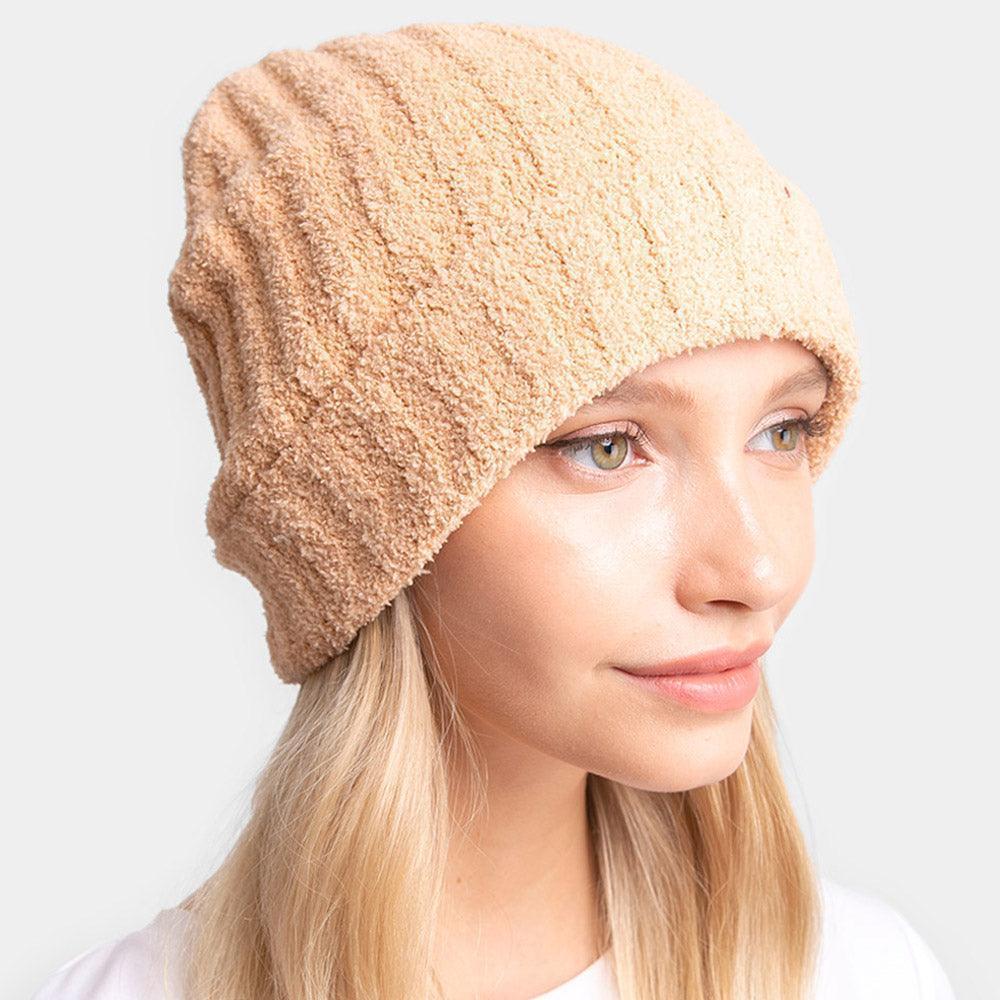 Soft Solid Knit Beanie Hat - Jewelry Store by Erik Rayo