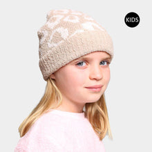 Load image into Gallery viewer, Leopard Patterned Kids Beanie Hat
