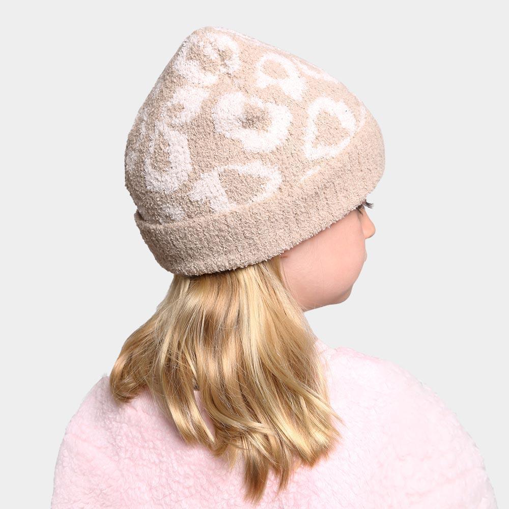 Leopard Patterned Kids Beanie Hat - Jewelry Store by Erik Rayo