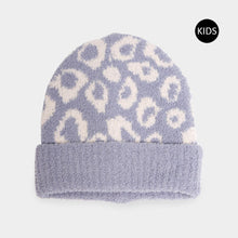 Load image into Gallery viewer, Leopard Patterned Kids Beanie Hat
