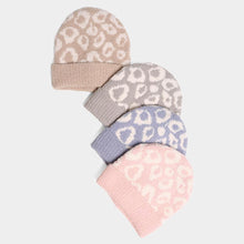 Load image into Gallery viewer, Leopard Patterned Kids Beanie Hat
