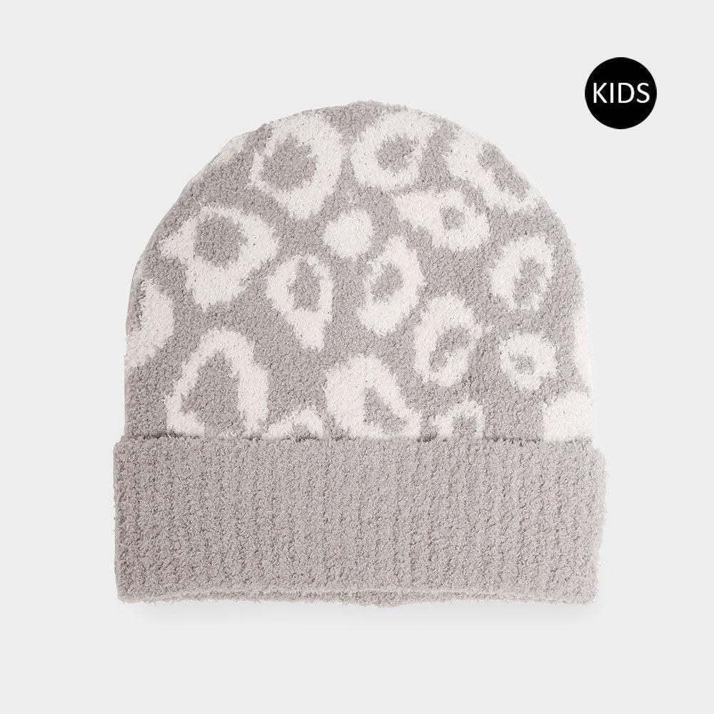 Leopard Patterned Kids Beanie Hat - Jewelry Store by Erik Rayo