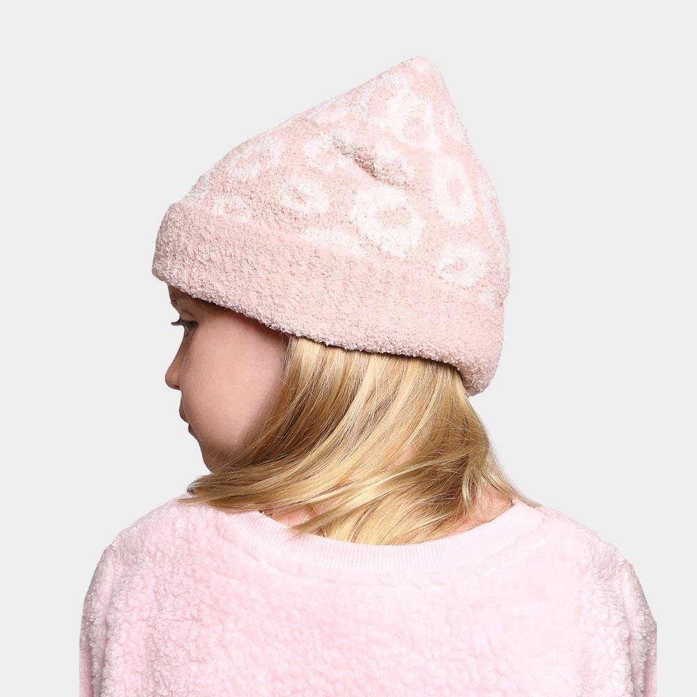 Leopard Patterned Kids Beanie Hat - Jewelry Store by Erik Rayo