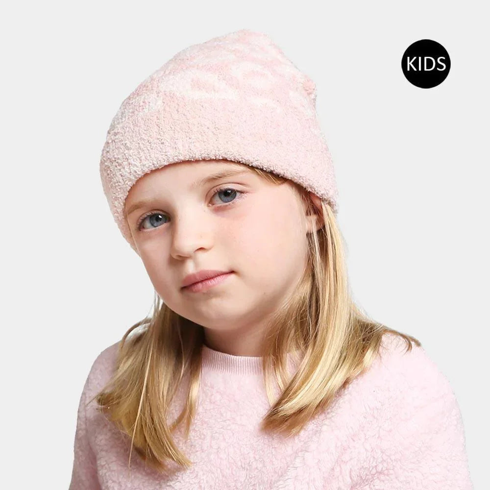 Leopard Patterned Kids Beanie Hat - Jewelry Store by Erik Rayo