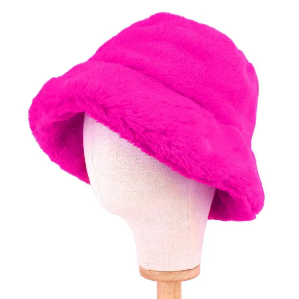 Faux Fur Bucket Hat - Jewelry Store by Erik Rayo