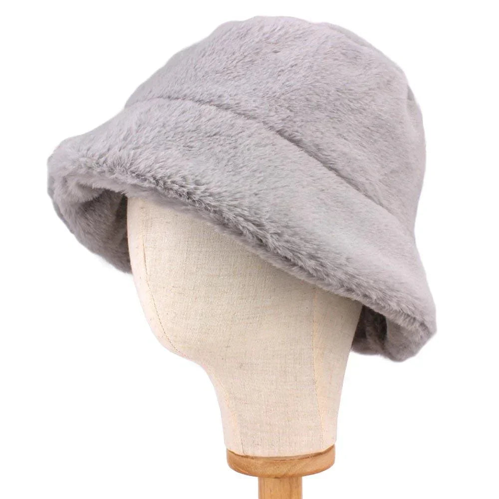 Faux Fur Bucket Hat - Jewelry Store by Erik Rayo