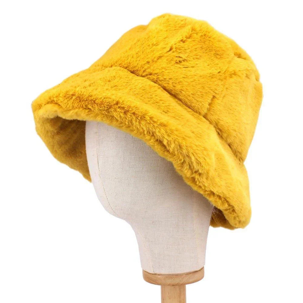 Faux Fur Bucket Hat - Jewelry Store by Erik Rayo