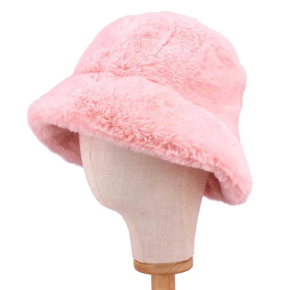 Faux Fur Bucket Hat - Jewelry Store by Erik Rayo