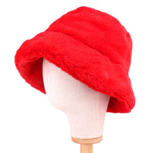 Load image into Gallery viewer, Faux Fur Bucket Hat
