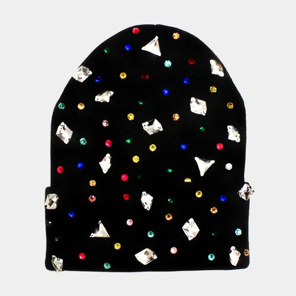 Bling Beanie Hat - Jewelry Store by Erik Rayo