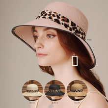 Load image into Gallery viewer, Leopard Trim Bowler Hat
