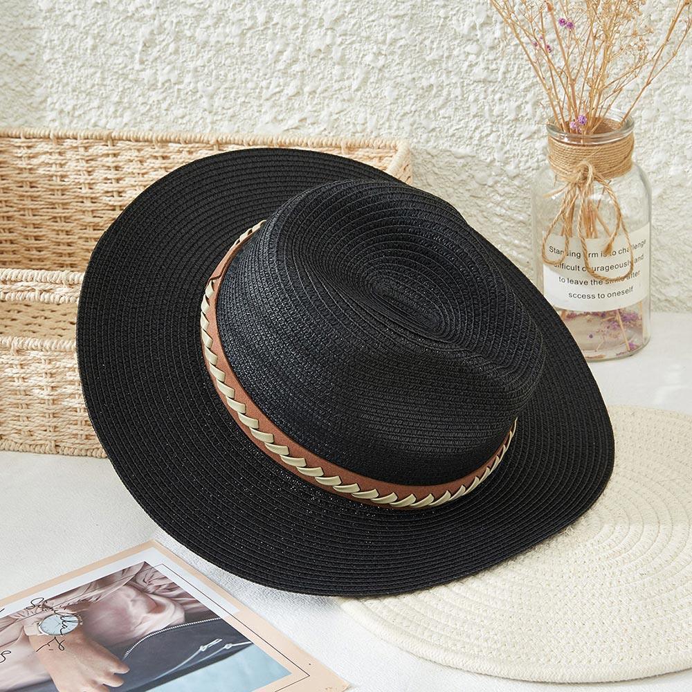 Woven Trim Fedora Hat - Jewelry Store by Erik Rayo